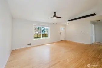 living room/front door