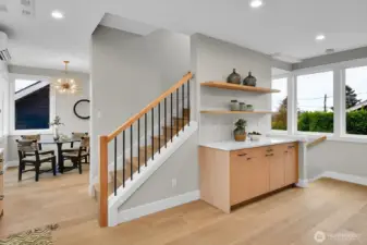 Unique layout allows for the oversized kitchen to shine!