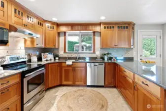 Cherry Oak Cabinets