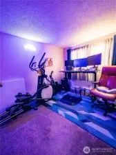 BEDROOM #2...CURRENTLY USED AS OFFICE/WORKOUT SPACE