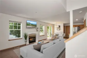 open concept living