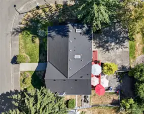 Spacious yard and corner lot