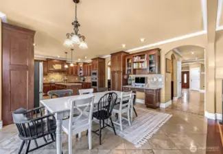 Informal dining area