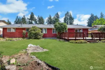 Backyard Facing The Home