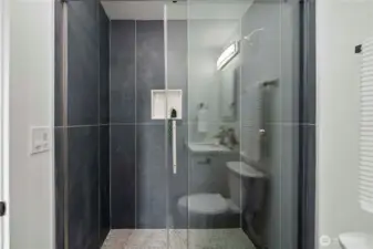 Primary bathroom shower