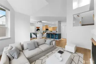 Large Great Room With Lots Of Light (virtually staged)