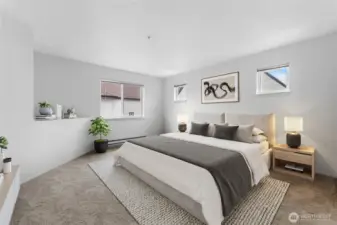 Large Primary Suite, New Paint & Carpet  (virtually staged)