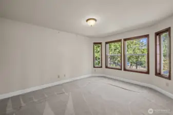 Den or family room off entry.