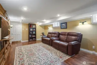 Downstairs family room
