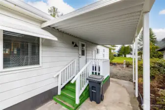 Back porch leading to Utility/Mud room.