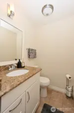 Half bath off primary bedroom