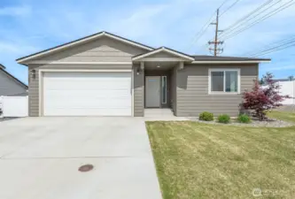 Front of home.
