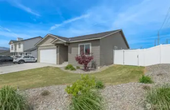 Front of home.