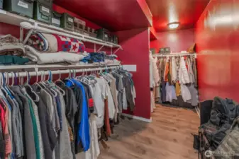 Big walk-in closet
