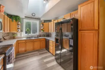 Kitchen is updated and has nice appliances