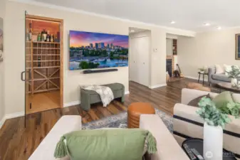 Custom Wine Cellar for all collection and entertainment