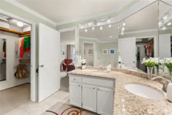 Walk-in closet!