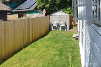 Unit #1 Side Yard