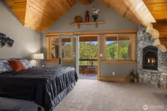 Primary Suite on 2nd level is like a luxury hotel suite!