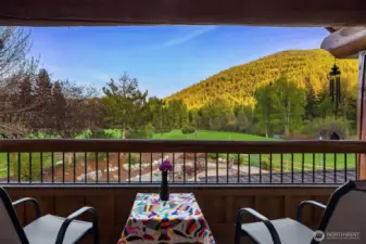Lanai outside Primary Bedroom suite with soothing Views Eastward