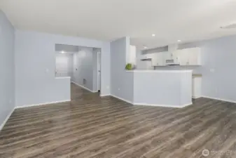 Spacious living room.