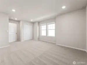 Bedroom 5 can also be used as a bonus room.  Finishes and options will vary.