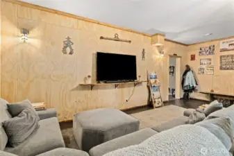 Main floor living space. Big closet for storage too.