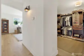 Primary Suite Walk-In Closet