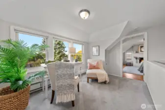 sitting area upstairs