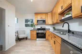 New cabinets and countertops