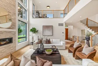 Living Room with Breezeway