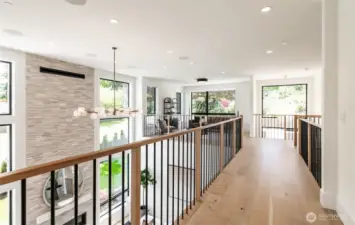 Enjoy the views of dt bellevue from the breezway