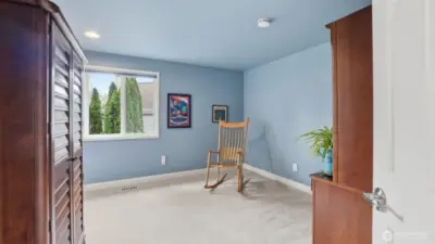 The 2nd additional bedroom upstairs.