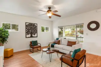 Living room on main level.