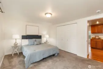 Primary bedroom on main level.