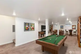 Finished basement: virtually staged to give you inspiration!