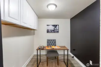 Finished room/office in studio