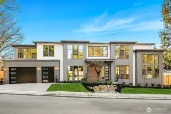 MN Custom Homes presents a modern design ideally located on a corner lot in the convenient South Rose Hill neighborhood