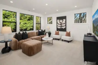 Flexible upper floor bonus space