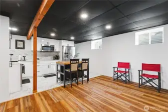 Downstairs ADU dining room