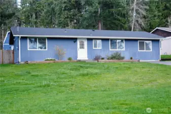 Front Of Home, large yard.