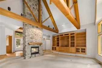 Entrance features a tiled entryway.