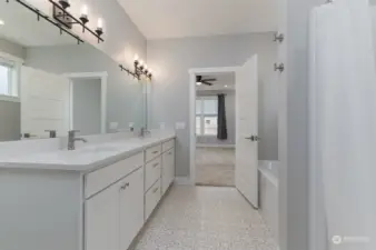 Separate Bath tub and shower