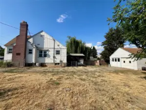 large backyard alley access