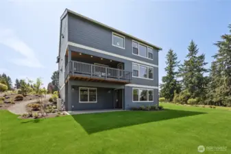 Awesome large, flat backyard. Photos are for representational purposes only.  Colors and options may vary.