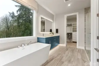 Primary Bathroom with tub! Photos are for representational purposes only.  Colors and options may vary.