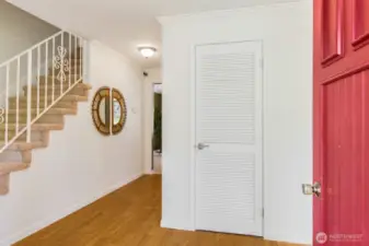 Inviting entryway.