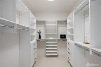 Check out the primary closet!