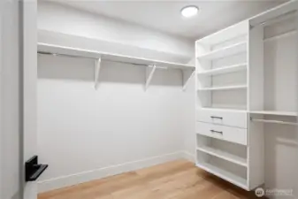 Built in closet, like a second primary!