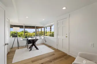 Bedroom #3 that also makes an incredible office with sweeping views.
